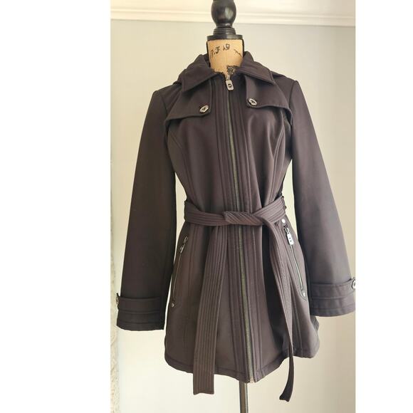 Michael Kors Coat Jacket Zipper Pockets Hooded Insulated Women Sz M - Picture 1 of 10